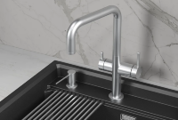 Смеситель для кухни Granula Kitchen Space 8275 нержавеющая сталь, подключение к фильтру