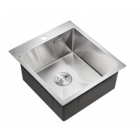 Мойка для кухни MILACIO Denia 46 Steel сталь нержавеющая MC.77470