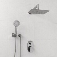 Встраиваемый комплект для душа с верхней душевой насадкой и лейкой Wasserkraft  A14031