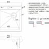 Мойка для кухни ZORG LUX 5151 GUN GREY серый с накладкой