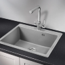 Мойка для кухни Granula 6001 алюминиум, 60х52 см, квадратная