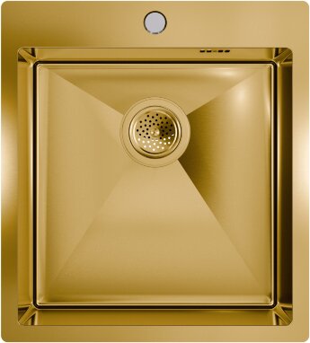 Мойка для кухни FLORACIO Steel (F.5151.GDD) DECOR Золото матовое