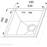 Кухонная мойка ZorG INOX HD 4844 нержавеющая сталь