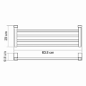 Полка для полотенец WasserKRAFT Leine K-5011