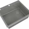 Мойка для кухни ZORG LUX 5951 GUN GREY серый с накладкой