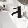 Смеситель WasserKRAFT Gollach 3305 для раковины цвет черный матовый
