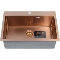 Мойка MELANA ProfLine D6545HC 3,0/220 БРОНЗА врезная прямоугольная