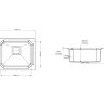 Мойка для кухни Longran Octagon OCG 530.457-07 альпина