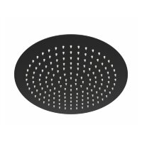Верхний душ WasserKRAFT A160 круглый 300 мм, цвет черный матовый