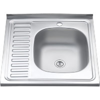 Мойка MELANA 6060 R 0,4/160 накладная прямоугольная (073 t R*20)