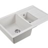 Мойка кухонная Paulmark Flugen 60/1.5 PM237850-WH из искусственного камня IT-Granit, белый