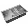 Кухонная мойка ZorG Sanitary INOX R 78-2-51-L нержавеющая сталь
