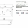 Мойка для кухни ZORG LUX 7551 GUN GREY серая с накладкой
