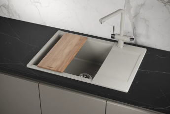 Мойка для кухни Granula Estetica 7003 базальт, 70х50 см, прямоугольная