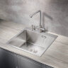 Мойка для кухни MILACIO Denia 51 Steel (MC.77480) сталь нержавеющая
