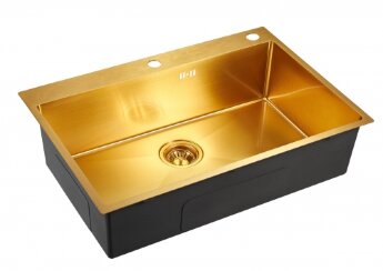 Мойка для кухни EMAR EMB-125A PVD Nano Golden